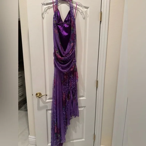 Elegant Purple hand beaded Halter Maxi Dress is available for purchase on  au PAY Market - Imported Goods Online Store Co.Ltd. | au PAY Market -  Online Shopping Site
